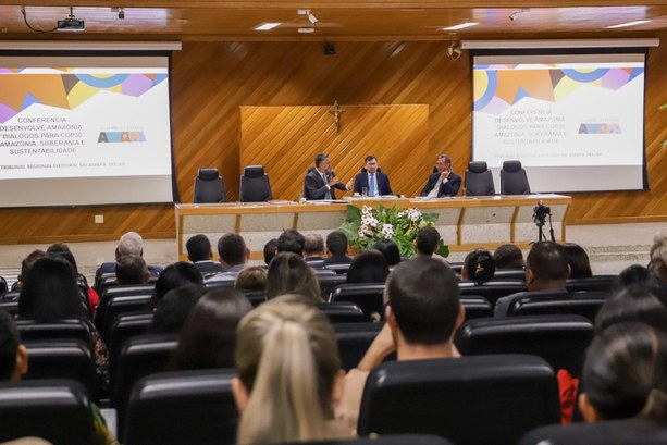 Conferência: TRE Amapá recebe especialistas de diferentes áreas para debater a Amazônia