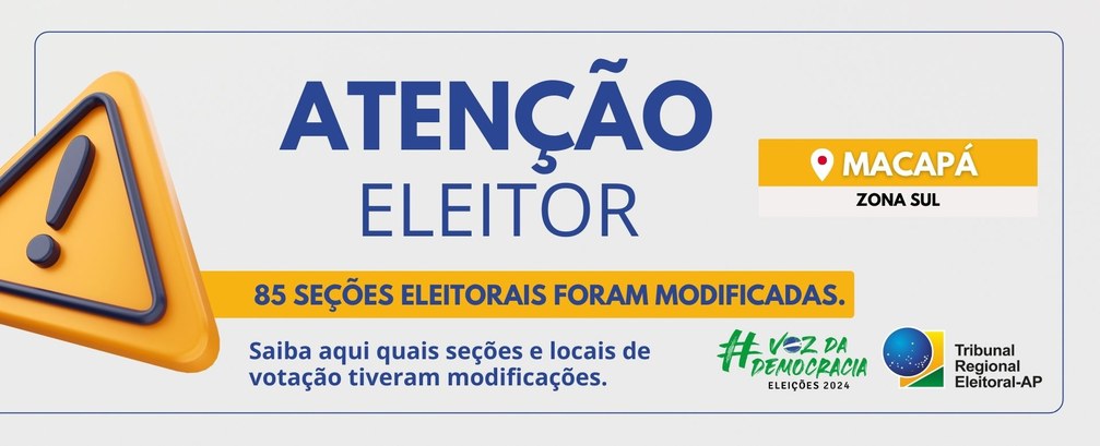 Saiba aqui quais seções e locais de votação tiveram modificações.