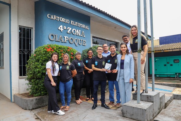 Presidente do TRE-AP realiza visita institucional à 4ª Zona Eleitoral de Oiapoque