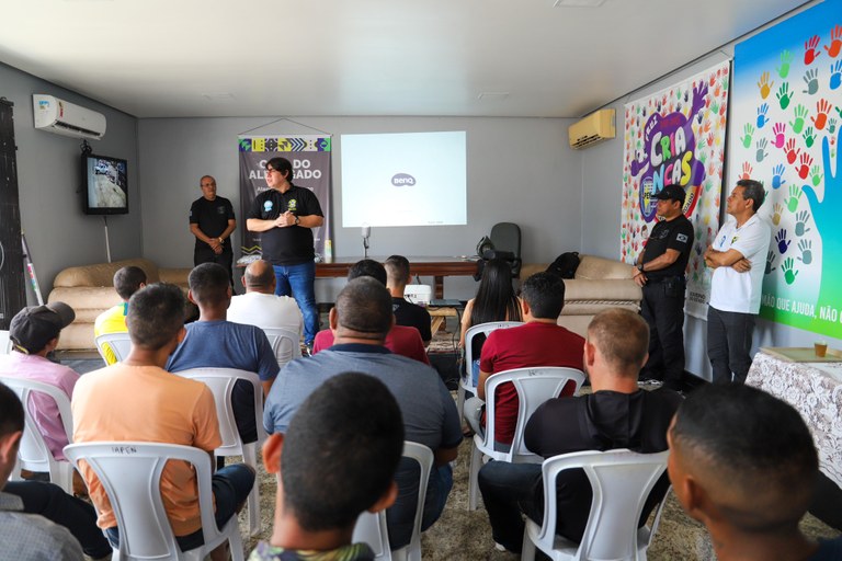 Reintegração social: TRE Amapá aborda Cidadania Ativa durante palestra na Casa do Albergado