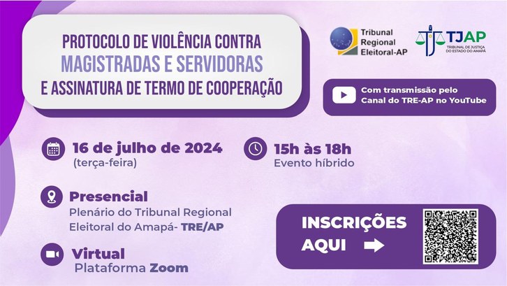 TRE Amapá e TJAP promovem evento voltado ao combate da violência contra a mulher