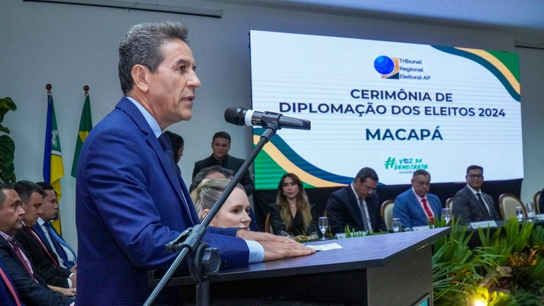 TRE-AP realiza cerimônia de diplomação dos eleitos em Macapá nas Eleições 2024