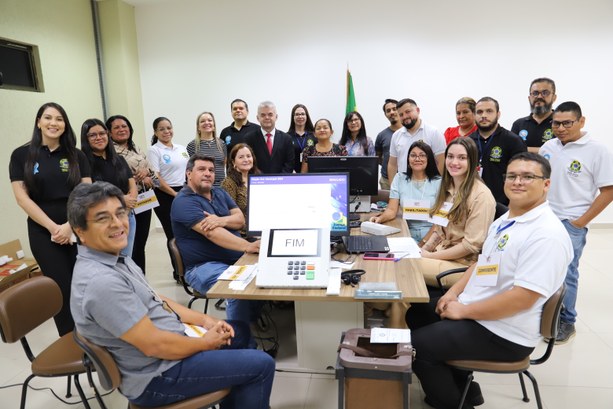 TRE-AP realiza simulação de auditoria das urnas eletrônicas para o 1º turno das Eleições